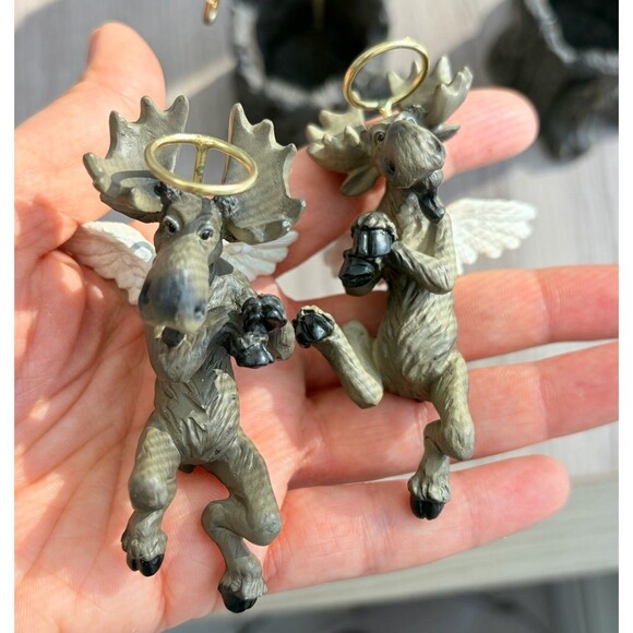 Big Sky Carvers Moosetivity I Moose BearFoots 5 pc Set Complete Nativity Read - Picture 8 of 16